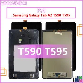 Для Samsung Galaxy Tab A2 SM-T590 SM-T595 T595 T590 ЖК-Дисплей С Сенсорной Панелью Дигитайзер В Сборе ЖК-Дисплей