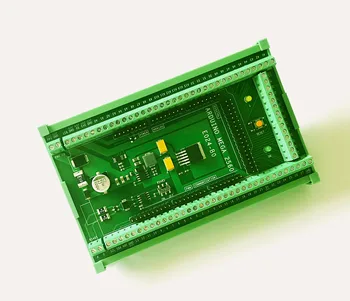 Промышленная плата Arduino Mega 2560 + источник питания 24 В Коммуникационный интерфейс RS485, монтируемый на DIN-рейку