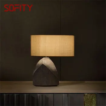 Настольные лампы SOFITY в китайском стиле, современная модная креативная настольная лампа LED для дома, гостиной, спальни, гостиничного декора.