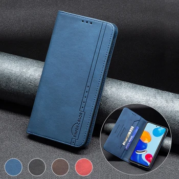 Флип-чехол-бумажник Для Xiaomi Redmi 10 10C 9 9C 9T Note 11S 11E 11 10S 10 Mi Poco X3 F3 M4 X4 Pro 11T 12 Lite, Кожаный Чехол Для Телефона