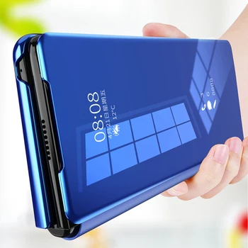 Роскошный Принципиально Откидной Чехол для Samsung Galaxy Z Fold 3 Fold 2 Fold W20 С Зеркальным Покрытием Coque Полный Защитный Чехол Для Телефона Capa