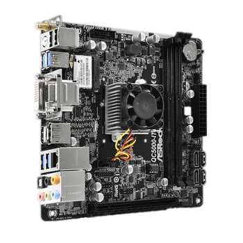 Материнская плата ASRock QC5000-ITX/WiFi AMD FT3 Kabini A4-5000 С четырехъядерным процессором APU DDR3 16GB USB3.1 Mini-ITX Со встроенным процессором AMD Radeon HD 8330