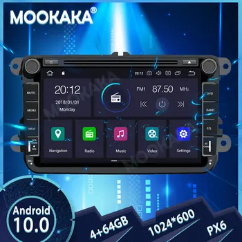 PX6 Android 10,0 4 + 64G Экран Автомобиля Радио Мультимедиа Для Volkswagen GPS Навигация Авто Аудио Стерео Рекордер Головное Устройство DSP Carplay
