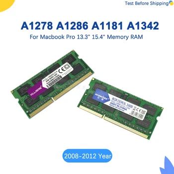 Оперативная память 4 ГБ 8 ГБ 1333 1600 DDR3L Оперативная Память Memoria sdram Ноутбук Тетрадь для Macbook Pro A1278 A1286 A1181 A1342 Memory