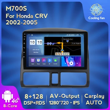 RDS Av Выход Автомобильный Мультимедийный Радио Стерео Плеер Для Honda CRV CR-V 2002 2003 2004 2005 GPS Навигация Встроенный Вентилятор Охлаждения