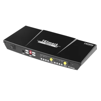 Поддержка видео Матрицы TESmart 4x2 HDMI 4K 30HZ 5.1/Режимы обхода L/R S/PDIF Аудио HDCP 1.4 С Матричным Переключателем EDID-Эмуляторов