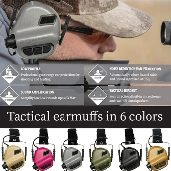 Военные тактические наушники EARMOR M31 MOD3, наушники для электронной стрельбы, наушники для защиты слуха, звуконепроницаемые наушники