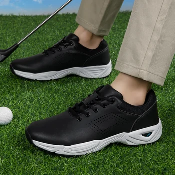 Новые мужские туфли для гольфа Роскошные мужские кроссовки для гольфа Легкая обувь для гольфистов Удобные кроссовки для ходьбы