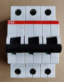 1 шт. Оригинальный автоматический выключатель ABB Micro S203-Z16 3P 16A, бесплатная доставка
