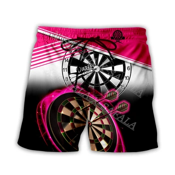 Персонализированный спортивный подарок любителю дартса, индивидуальные плавательные шорты, летние шорты для пляжного отдыха, мужские плавательные штаны, полукомбинезоны-6