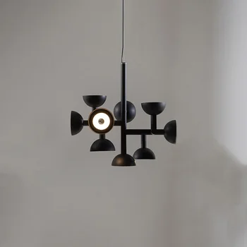 подвесной винтажный черный подвесной светильник из пузырькового стекла, хрустальные подвесные турецкие лампы, лампа для птиц, картонная лампа, кухонный светильник