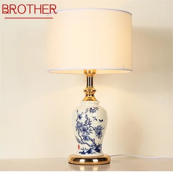 Настольные лампы BROTHER Современный светодиодный Роскошный дизайн Креативные керамические настольные лампы для домашней спальни