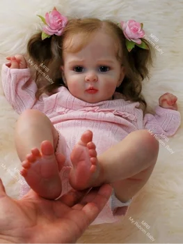 50 СМ Reborn Baby Dolls Jocy Boneca Renascida Brinquedo Bebe Para Crianças Menina Игрушка Для Детских Подарков