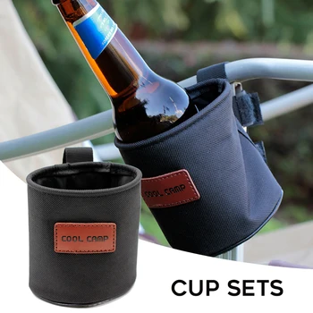 Боковой подстаканник для кемпинга, портативный держатель для напитков для рюкзака, велосипеда, скутера, простая установка ASD88