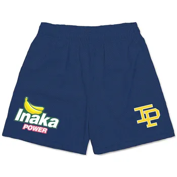 Спортивные шорты для фитнеса, мужские и женские классические баскетбольные шорты с сеткой для спортзала, летние шорты для тренировок Inaka Power, мужские модные повседневные шорты