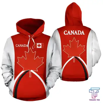 Толстовка с капюшоном Canada Maple Leaf с 3D принтом, толстовка с капюшоном с флагом Канады, пользовательское название, толстовка на молнии, повседневный пуловер в стиле ретро, модная толстовка унисекс