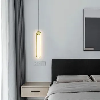 Современные светодиодные подвесные светильники для столовой, прикроватной тумбочки в спальне, люстры, домашнего подвесного светильника, освещения, подвесного светильника