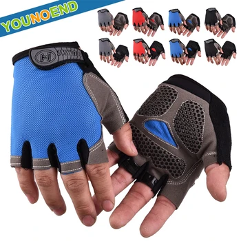 1 пара мужских Женских велосипедных перчаток, велосипедные перчатки, полупальцевые велосипедные перчатки для шоссейного велосипеда, MTB, противоскользящие амортизирующие перчатки, Уличные спортивные перчатки
