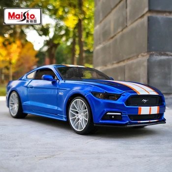 Maisto 1:24 2015 Ford Mustang GT Модифицированная версия Легкосплавная модель автомобиля, Отлитая под давлением Металлическая игрушечная техника, имитация модели автомобиля, подарок для детей