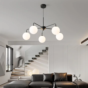 Потолочная люстра Nordic LED для гостиной, спальни, ресторана, Современный роскошный медный подвесной светильник, лампы G9 для внутреннего освещения