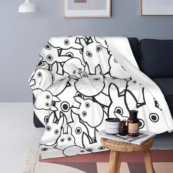 Фланелевое одеяло Тоторо, весна/осень, аниме Миядзаки, Многофункциональные легкие одеяла для постельных принадлежностей, Плюшевое тонкое одеяло для дивана