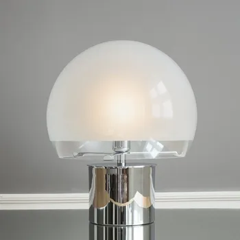 Креативная стеклянная маленькая настольная лампа в скандинавской Америке, прикроватная лампа, индивидуальность спальни, настольная лампа в гостиной, Грибовидная настольная лампа