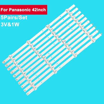 5 пар 425 мм светодиодная панель подсветки для Panasonic 42 дюйма TX-42AS500E TX-42A400B TX-42LRU70 V420FWSD09 TH-42A410T TX-42AS500E TH-42LRU