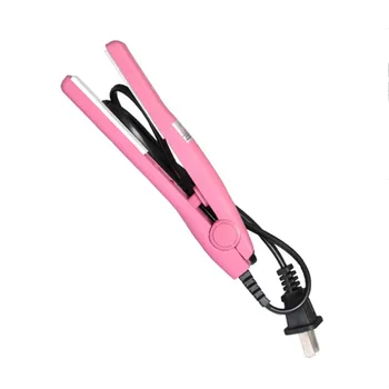 Профессиональный мини-выпрямитель для волос Утюг Розовый Керамический Портативный Электронный Выпрямитель Для волос Инструменты для укладки Волос