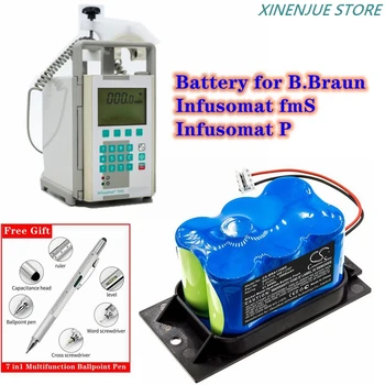 Медицинский аккумулятор 7,2 В/3000 мАч BRA110, 120089, MB1125P, 110089-S для B.Braun Infusomat fmS, Infusomat P