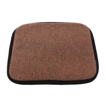Подушка для офисного кухонного стула из хлопка с эффектом памяти коричневого цвета