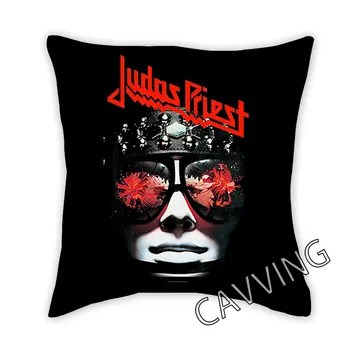 Декоративные наволочки из полиэстера с 3D принтом Judas Priest BAND, наволочки на квадратной молнии, подарки для фанатов