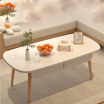 Диван-приставной столик в скандинавском стиле, Центральная гостиная, Садовая мебель, Роскошный журнальный столик, прикроватная тумбочка, Мебель для дома Meuble