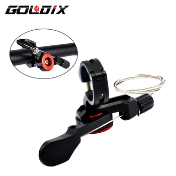 GOLDIX MTB, рычаг подседельного штыря, регулируемый по высоте велосипедный подседельный штырь, пульт дистанционного управления, стиль переключения для подвески подседельного штыря.