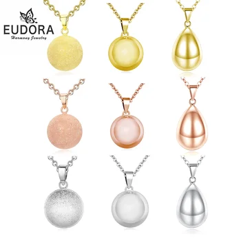 Eudora Harmony Ball 3 трехцветных шарика-колокольчика ожерелье Angel Caller Подвеска-Бола для беременных Простые украшения для беременных женщин