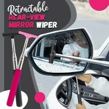 Автомобильный стеклоочиститель для зеркала заднего вида, средство для очистки воды от царапин, скребок для защиты от запотевания и дождя, Автомобильные Аксессуары
