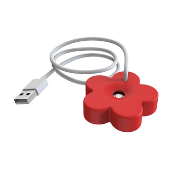 Портативный мини-персональный увлажнитель воздуха USB, маленький увлажнитель с функцией отключения холодного тумана, 8-часовой увлажнитель с автоматическим отключением для домашнего офиса, красный