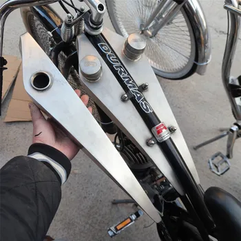 Комплект бензобаков S.S для модернизации старинного моторного масла, классического газового велосипеда, пользовательских баков, Моторизованного велосипеда для любителей