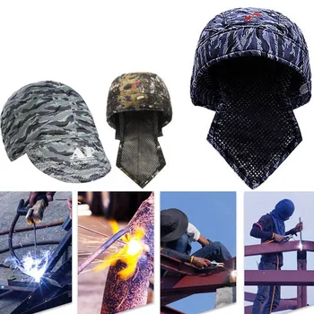 Сварочная шляпа, Огнестойкая Защитная шляпа для головы, Сварочная шляпа, рабочая кепка, Защитное оборудование для сварки