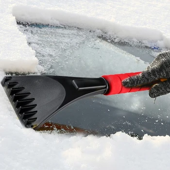 Автомобильная Лопата для снега Скребок для льда Инструмент для чистки лобового стекла автомобиля Автоматический Очиститель для удаления снега Удаление зимних автомобильных аксессуаров