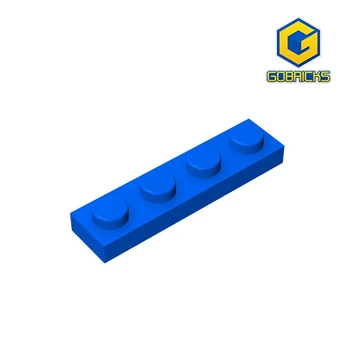 Пластина Gobricks GDS-504 1 x 4 совместима с lego 3710 штук детских игрушек building block Particles Plate DIY