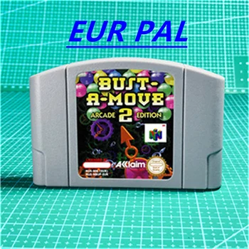 Bust-A-Move 2 - аркадная версия для 64-разрядной консоли EUR PAL N64
