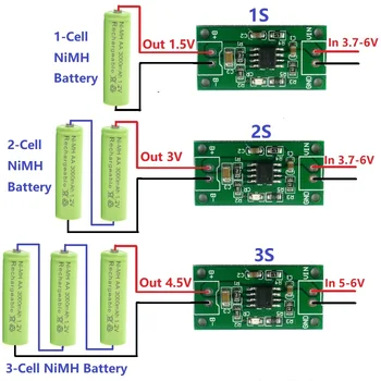 1A 1,2 В 2,4 В 3,6 В NiMH аккумулятор Специальное зарядное устройство 1,5 В 3 В 4,5 В Плата модуля зарядки CC / CV