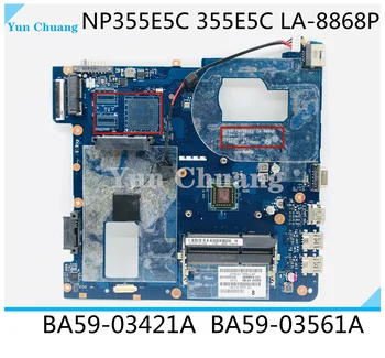 LA-8868P Для Samsung NP355E5C 355E5C Материнская плата ноутбука DDR3 с процессором на борту VBLE4 VBLE5 LA-8868P BA59-03561A BA59-03421A