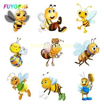 Наклейки FUYOOHI Play, индивидуальная наклейка из ПВХ, Летающая пчела, водонепроницаемая наклейка на автомобиль, мотоцикл, ноутбук, автомобиль, декоративная
