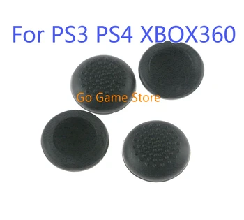 100шт для XBOX 360 Для PS3/PS4 Резиновый силиконовый колпачок аналогового контроллера Силиконовая крышка для захвата ручки для большого пальца