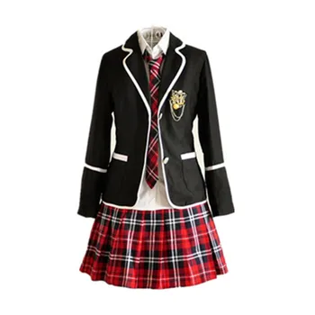 Школьная форма студентов с длинными рукавами Япония и Южная Корея JK униформа костюм для мальчиков и девочек младших классов средней школы