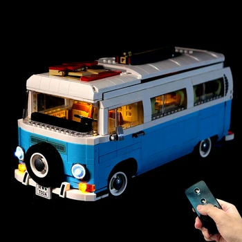 Комплект радиоуправляемой светодиодной Подсветки Для LEGO 10279 T2 Camper Van Building Blocks Кирпичная Игрушка (Только светодиодная Подсветка, Модель без блоков)