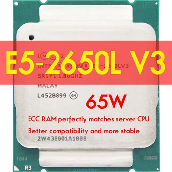 XEON E5 2650L V3 E5 2650LV3 CPU Процессор 1,8 ГГц 12-Ядерный LGA 2011-3 X99 DDR4 D4 Материнская плата Platform Mainboard Platform kit xeon