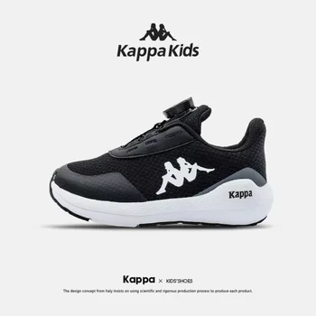 Детская обувь Kappa, детская обувь с низким верхом, поворотная кнопка, детские новые летние дышащие легкие кроссовки среднего размера