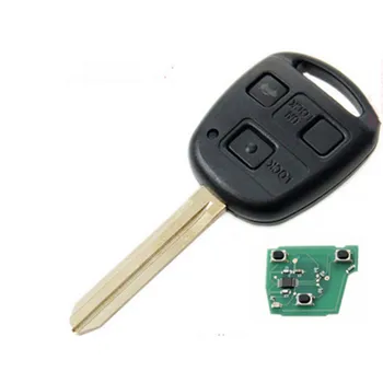 дистанционный ключ с 3 кнопками дистанционного управления 434 МГц 315 МГц с чипом 4d67 для ключей от автомобиля Toyota Avensis Corolla Yaris Rav4